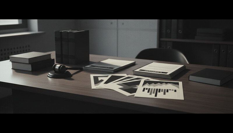 Professional estate planning resources including legal documents, comparison charts, and educational materials on a modern desk