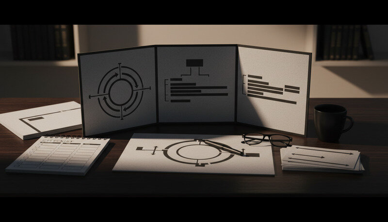 Infographic showing the difference between will and trust processes with flowcharts and timelines